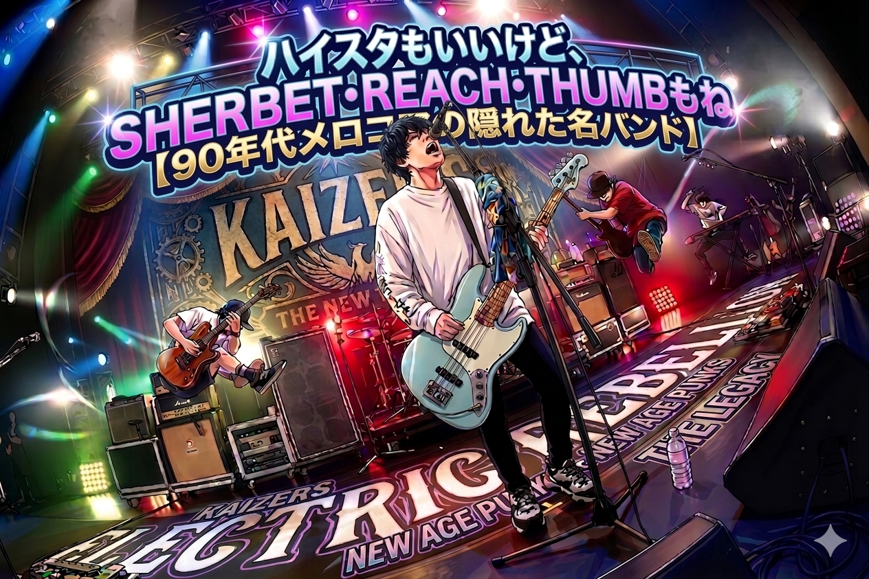 ハイスタもいいけどSHERBET・REACH・THUMBもね【90年代メロコアの隠れ 